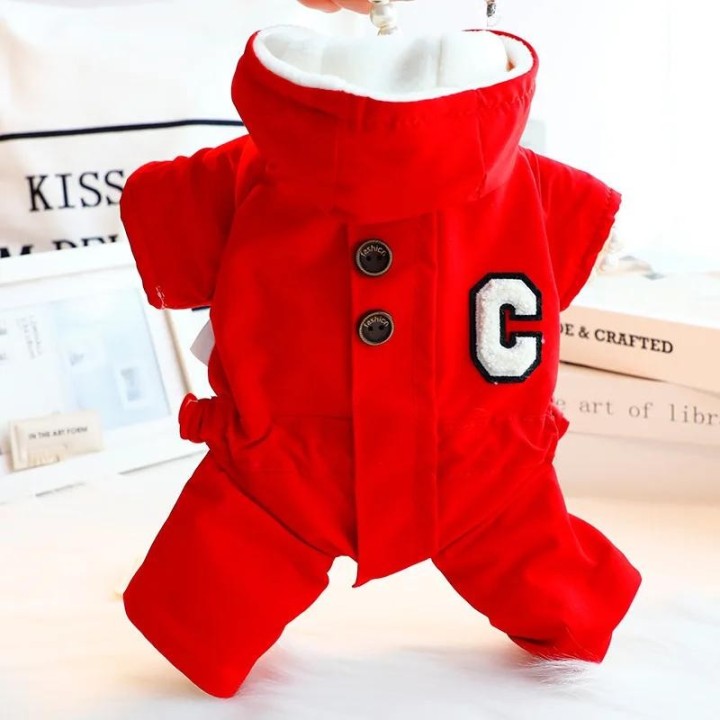 Winter Warm Hund Overall Haustier Kleidung Jacke Chihuahua Overalls für Kleine Mittelgroße Hunde Onesies XS