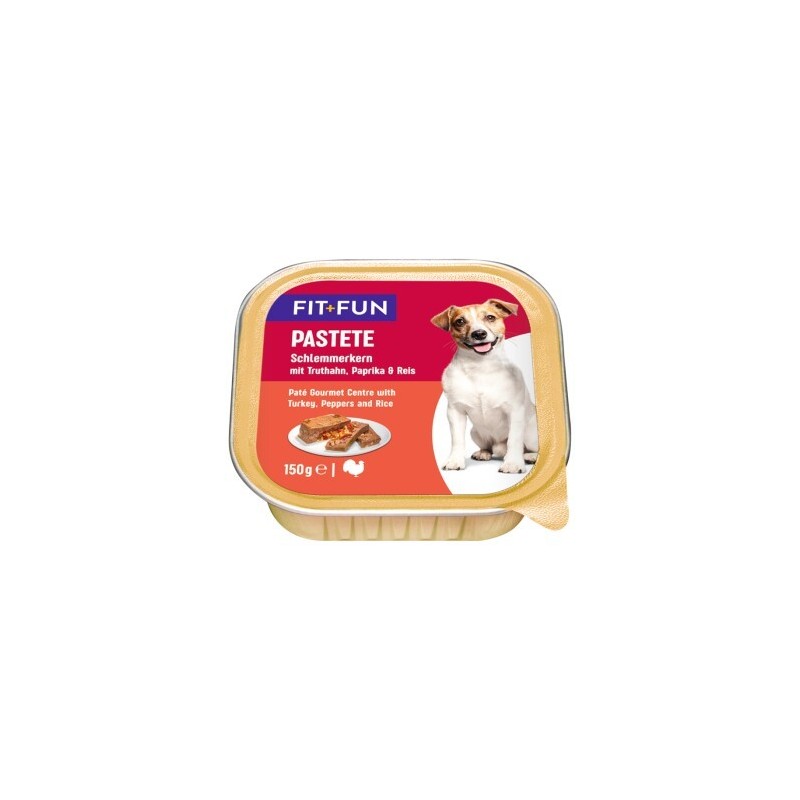FIT+FUN Pastete mit Truthahn und Paprika 22x150 g