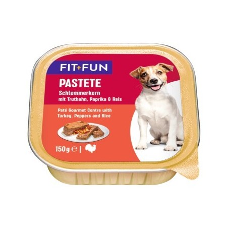 FIT+FUN Pastete mit Truthahn und Paprika 22x150 g