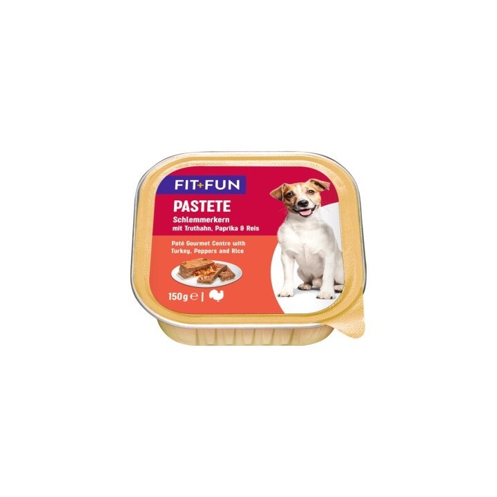 FIT+FUN Pastete mit Truthahn und Paprika 22x150 g