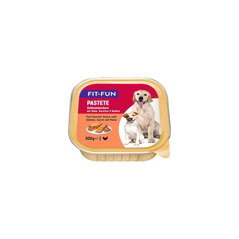 FIT+FUN Pastete mit Huhn und Karotten 18x300 g