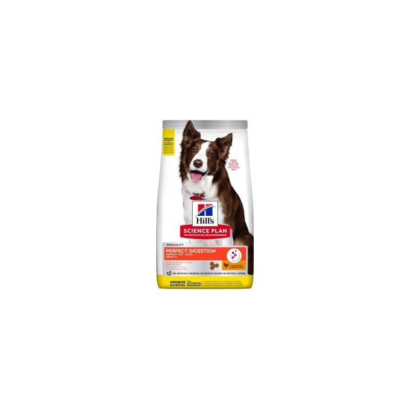 Hill's Science Plan Perfect Digestion Medium Adult mit Huhn und Reis 2,5 kg