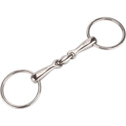 Equinate Wassertrense Edelstahl 16mm doppelt gebrochen 1,6 cm 12,5 cm