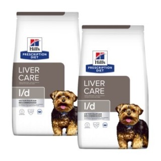 Hill's PRESCRIPTION DIET l/d Trockenfutter Hund zur Unterstützung der Leber 2x4 kg
