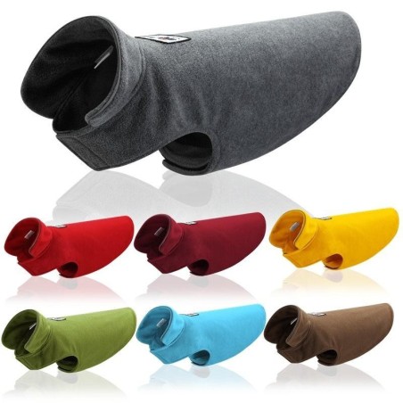 Wendbare Haustierjacke, warme Winter-Hundekleidung aus Fleece für kleine, mittelgroße und große Hunde, Kostüm für Französisch