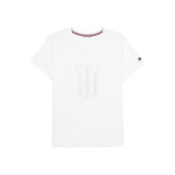 Tommy Hilfiger T-Shirt TH Strass weiß XS - INT