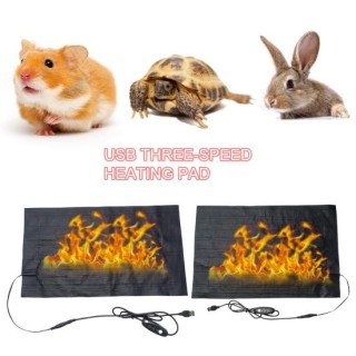 Beheiztes Kissen für Haustiere, Temperatur einstellbar, superweich, wasserdicht, Plug-and-Play, Überhitzungsschutz, hält warm