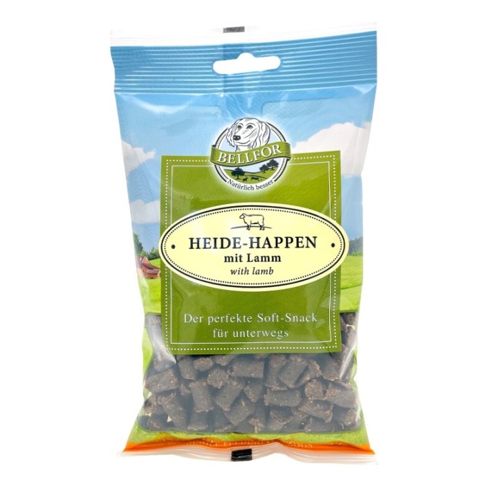 Bellfor Soft-snacks für Hunde mit Lamm - Heide-Happen - 200g