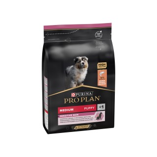 Purina Pro Plan Sensitive Skin Medium Puppy Hundefutter - Lachs - 3 kg
