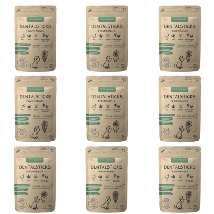 Hunderunde Traumfänger Dental Sticks – vegane Zahnpflege 1,08 kg