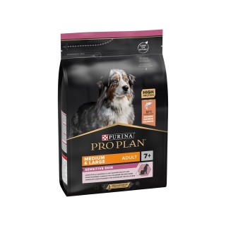 Purina Pro Plan Sensitive Skin Adult 7+ Hundefutter - Lachs - 3 kg
