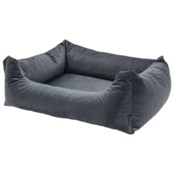 Madison Hundebett Velvet grau 80 cm, 25 cm, 80 cm