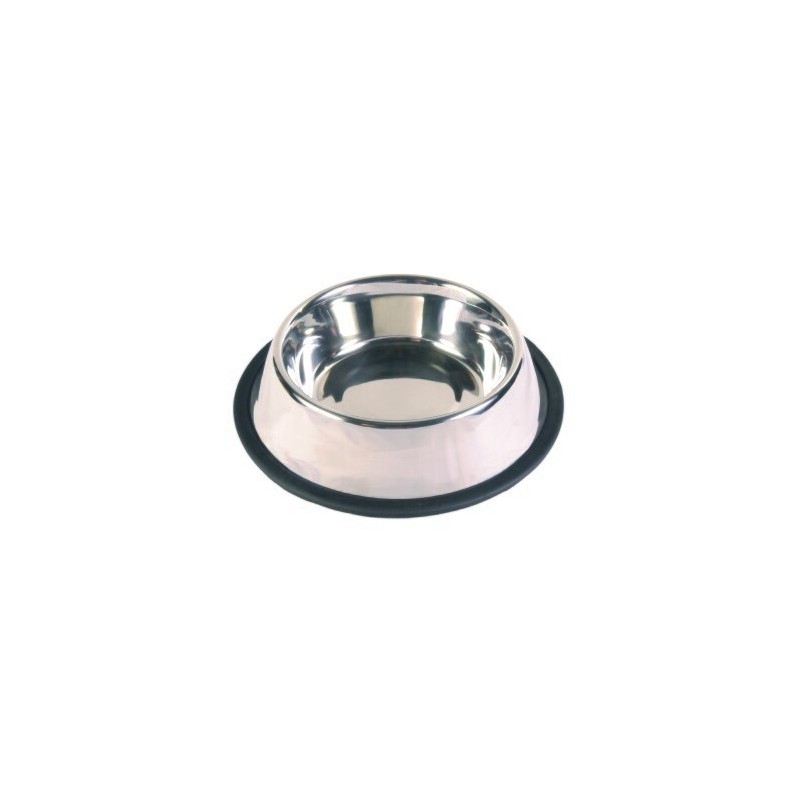 Trixie Edelstahlnapf, Gummiring 2,8 l