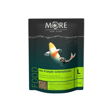 MORE Koi Frühjahr-/Herbstfutter 6mm 2 kg