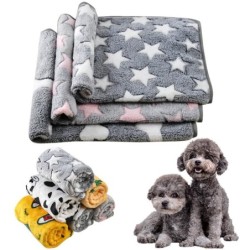 Hundebett, Matte, Decke, weiches, gemütliches Haustierkissen für kleine und große Hunde, Frühling, Herbst, warme Reisematten