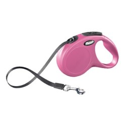 Flexi Gurt-Leine New Classic - Tape Leash - Schwarz - L