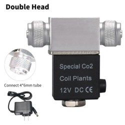Gleichstrom-12-V-Elektroventil-Wasserversorgungssystem für CO2-Reglerventile double head-EU plug