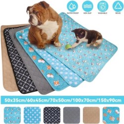 Wiederverwendbare Hunde-Pipi-Pad-Decke, saugfähige Windel, waschbare Welpen-Trainingsunterlage, Haustierbett, Urinmatte für H