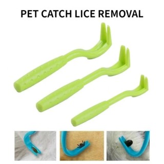 3Sets Floh Entferner Haken Zecken Entferner Pinzette Tick Ziehen Haustier Katze Hund Tick Klemme Mithelfer Pet Milbe Floh ext