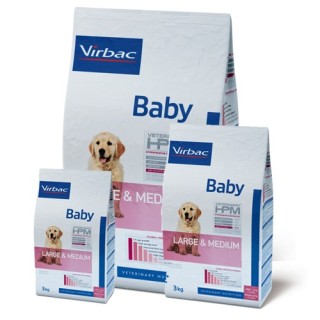 Veterinary HPM Large & Medium Baby Hundefutter - 3 kg