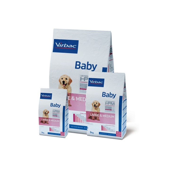 Veterinary HPM Large & Medium Baby Hundefutter - 3 kg