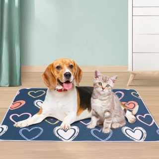 50*70CM Hund Pee Pad Decke Wiederverwendbare Saugfähigen Windel Waschbar Welpen Training Pad Haustier Bett Urin Matte Auto Si