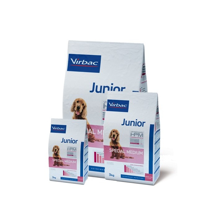 Veterinary HPM Special Medium Junior Hundefutter - 3 kg