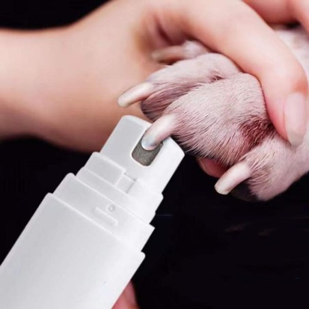 Elektrische Hund Nagelknipser Haustier Krallen Cutter Schleifer Werkzeuge mit LED-Licht Katze Pfoten Nagel Pflege Trimmer Rei