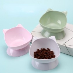 Katzennapf, hoher Futternapf, Futternapf für Katzen, Halswirbelsäulenschutz, Katzenfutternapf, Futterbecken rosa