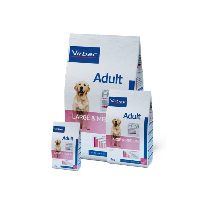 HPM Veterinary Large & Medium Adult Hundefutter - 3 kg