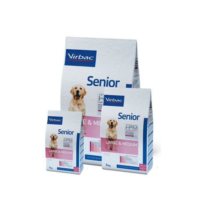 Veterinary HPM Large & Medium Senior Hundefutter - 3 kg