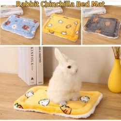 Kaninchenbettmatte Hausnest Hamsterzubehör Kleintier Hamsterbett Hausunterlage Winter Warme Eichhörnchen Igelmatte gelb