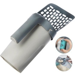 Katzenstreu Schaufel Schaufel Filter Sauber Toilette Müll Picker Katzentoilette Selbstreinigende Katze Liefert Zubehör grau