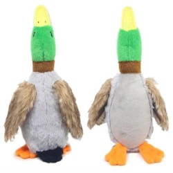 Süßes Plüsch-Enten-Sound-Spielzeug, gefülltes quietschendes Tier, quietschendes Hundespielzeug, Hund, Kauseil, Spielzeug, Hau