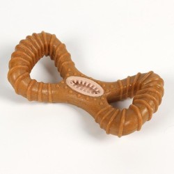 22 cm langes, langlebiges und interaktives Hundespielzeug aus Holz zur Zahnreinigung für große Rassen. Kaustab, unzerstörbar,