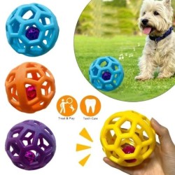 Kauball-Spielzeug für Hunde, TPR, interaktives Trainingsspielzeug für kleine und große Hunde, Zahnreinigung, Molarenzubehör,