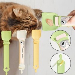 Katzenfutter Streifen Squeezer Löffel Langen Griff Katze Streifen Feeder Fleisch Katze Streifen Squeezer Für Haustier Katzenf