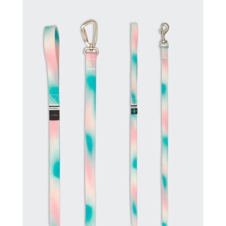 Paikka Glow Leine  Ombré blau/ türkis/ weiß/ rosa 2,5 cm