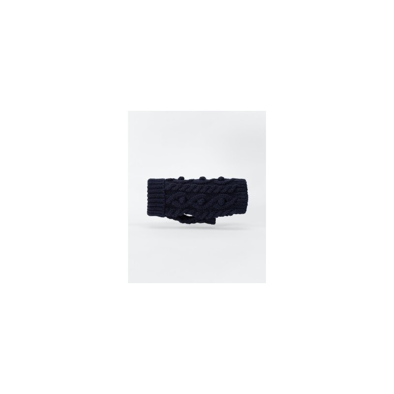 Paikka Handgefertigter Pullover Marineblau 50 cm