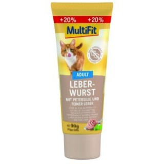 MultiFit Snackpaste Leberwurst 1x75 g (+20% gratis)