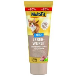 MultiFit Snackpaste Leberwurst 1x75 g (+20% gratis)
