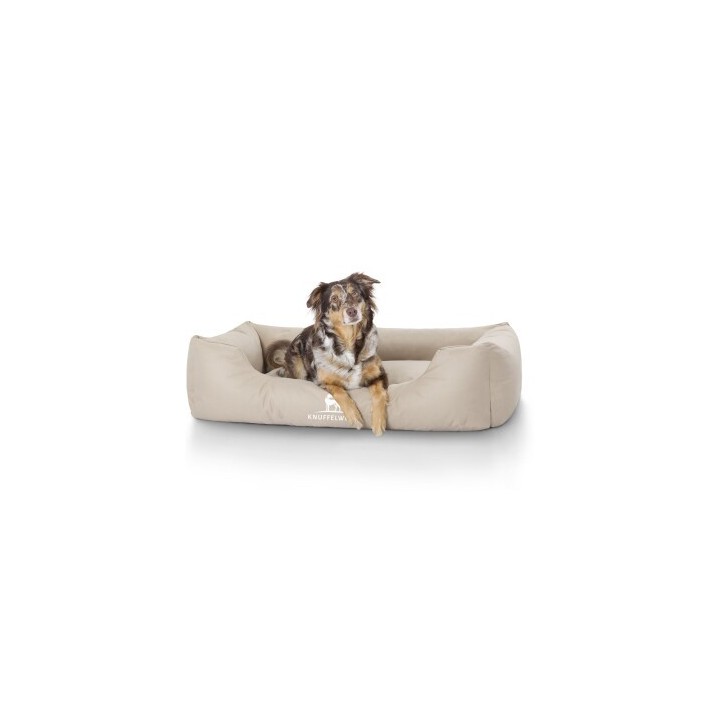 Knuffelwuff Hundebett Finlay aus Nylongewebe beige XL