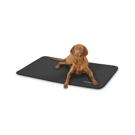 Knuffelwuff Kunstleder Hundematte Cheyenne schwarz L