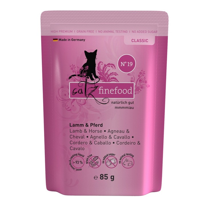 catz finefood 8 x 85 g - Lamm & Pferd