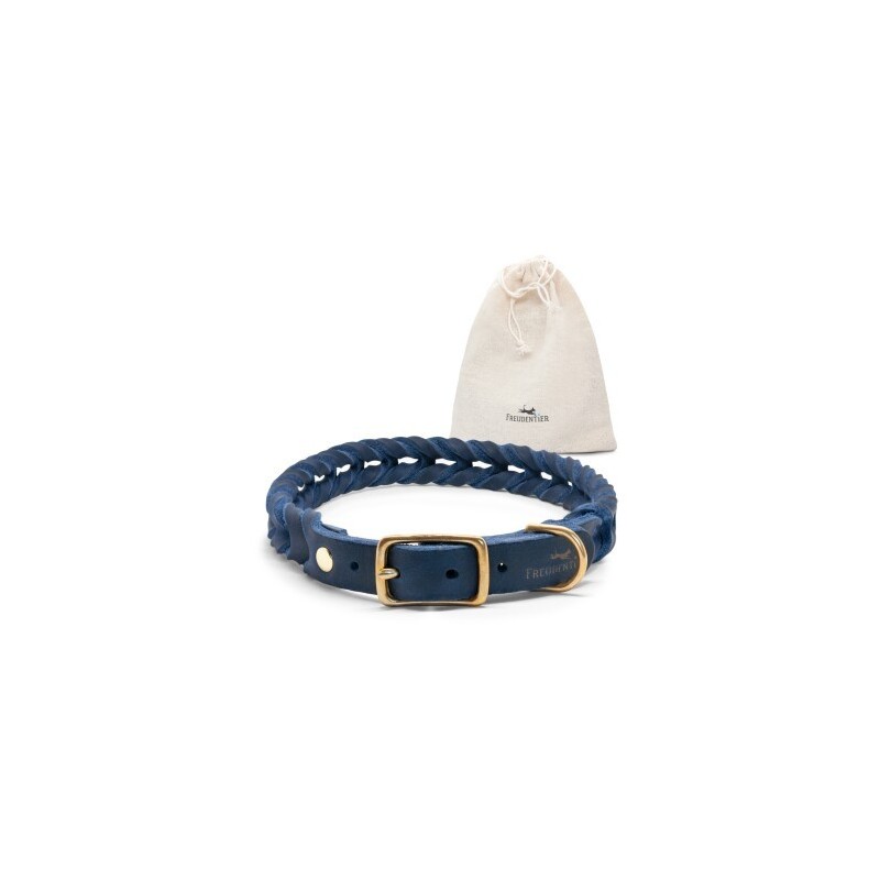 Freudentier geflochtenes Hundehalsband, AlsterTwist Kollektion XS