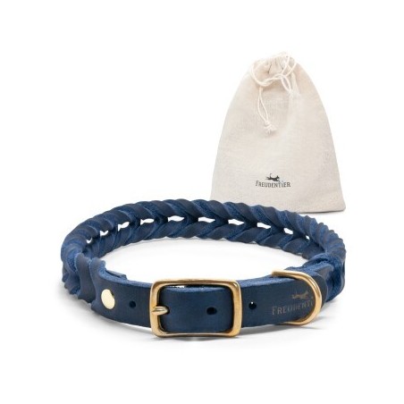 Freudentier geflochtenes Hundehalsband, AlsterTwist Kollektion XS