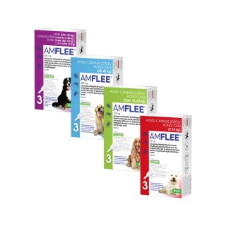 Amflee Spot-on Hund - 2-10 kg - 3 Pipetten