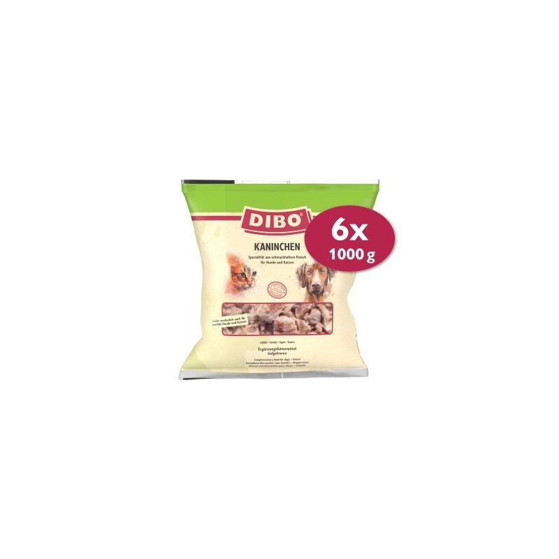 DIBO Frostfutter Kaninchen 6x1 kg