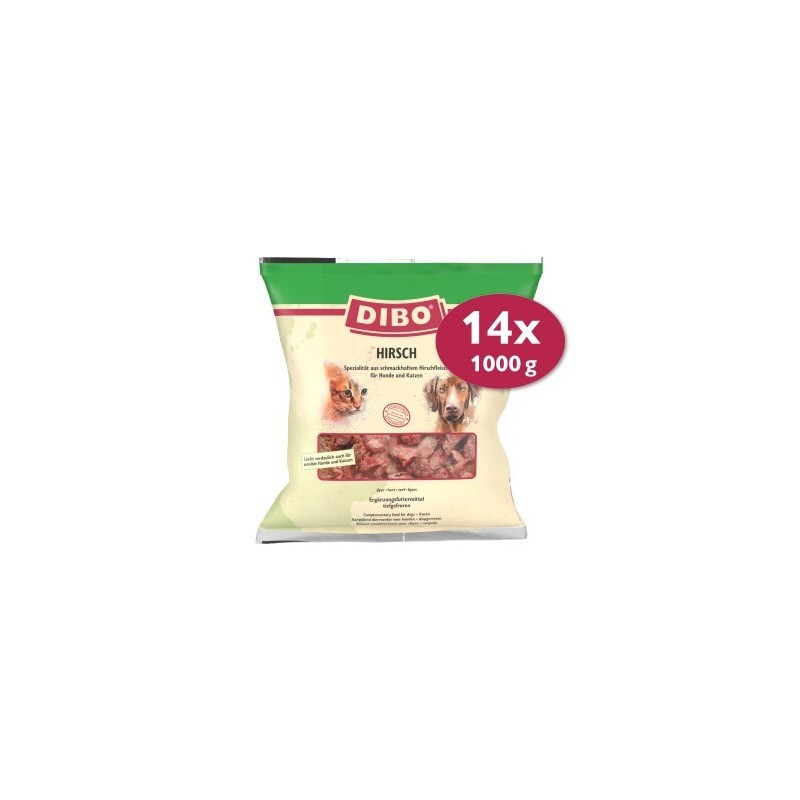 DIBO Frostfutter Hirsch 14x1 kg