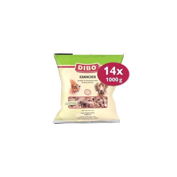 DIBO Frostfutter Kaninchen 14x1 kg